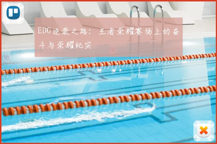 EDG逆袭之路：王者荣耀赛场上的奋斗与荣耀纪实