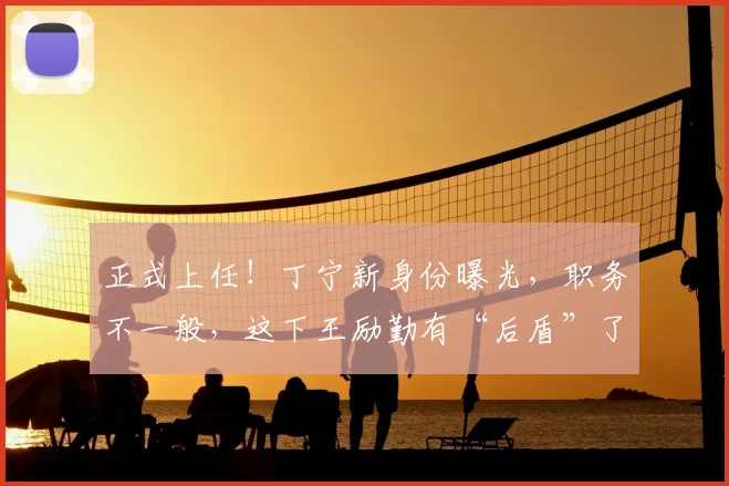 正式上任！丁宁新身份曝光，职务不一般，这下王励勤有“后盾”了